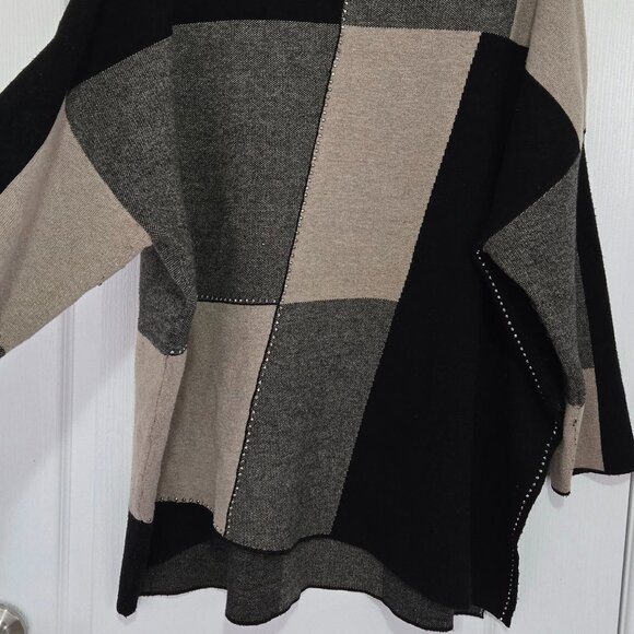 Joseph Ribkoff Color Block Asymmetrical Sweater - Picture 2 of 6